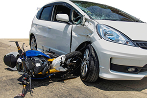 Car and Motorcycle Collision